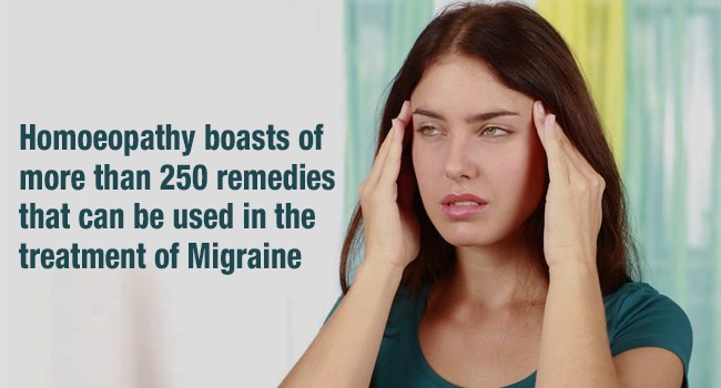 Homøopatisk behandling af migræne