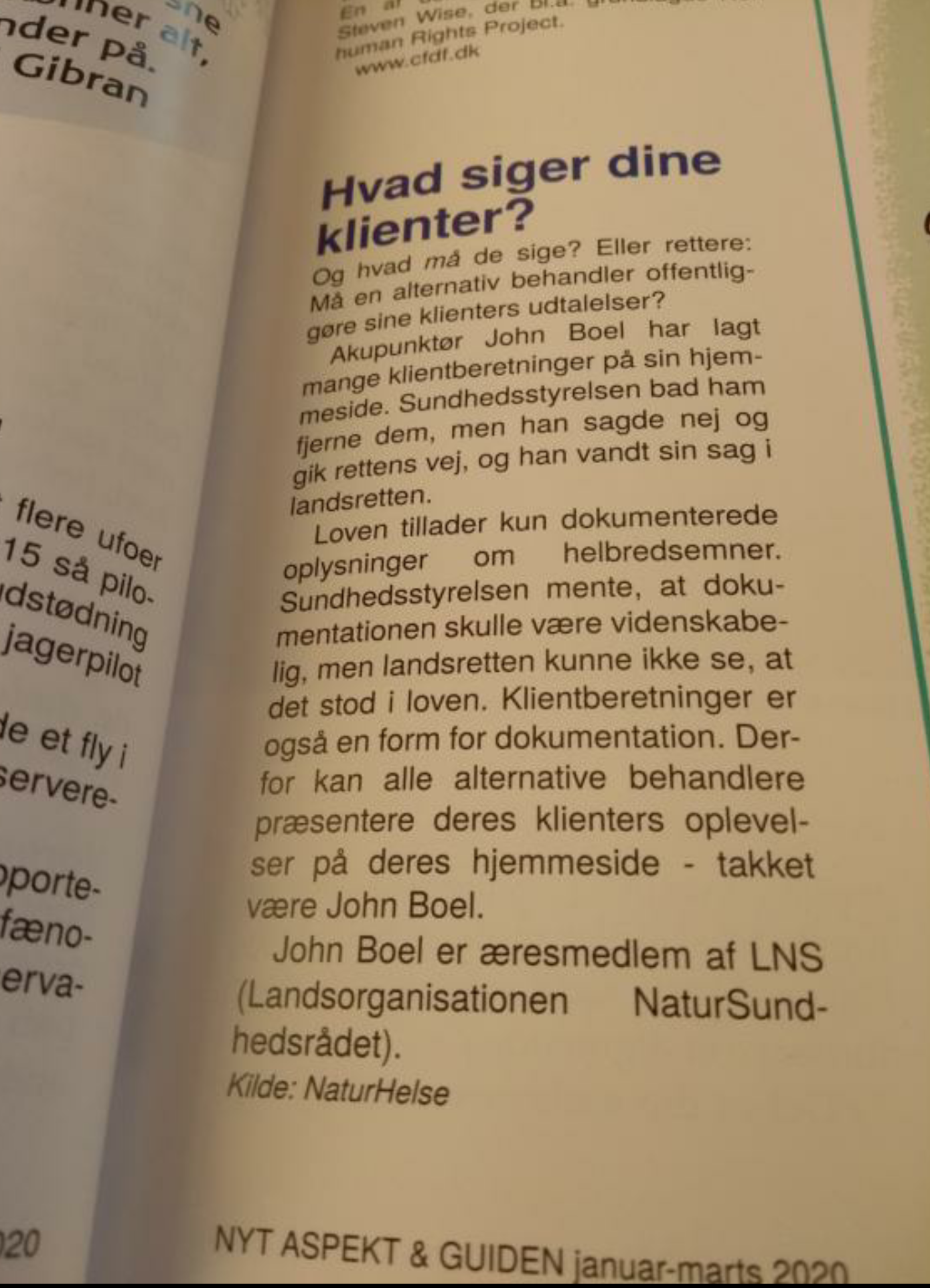 Patientberetninger På Hjemmesider